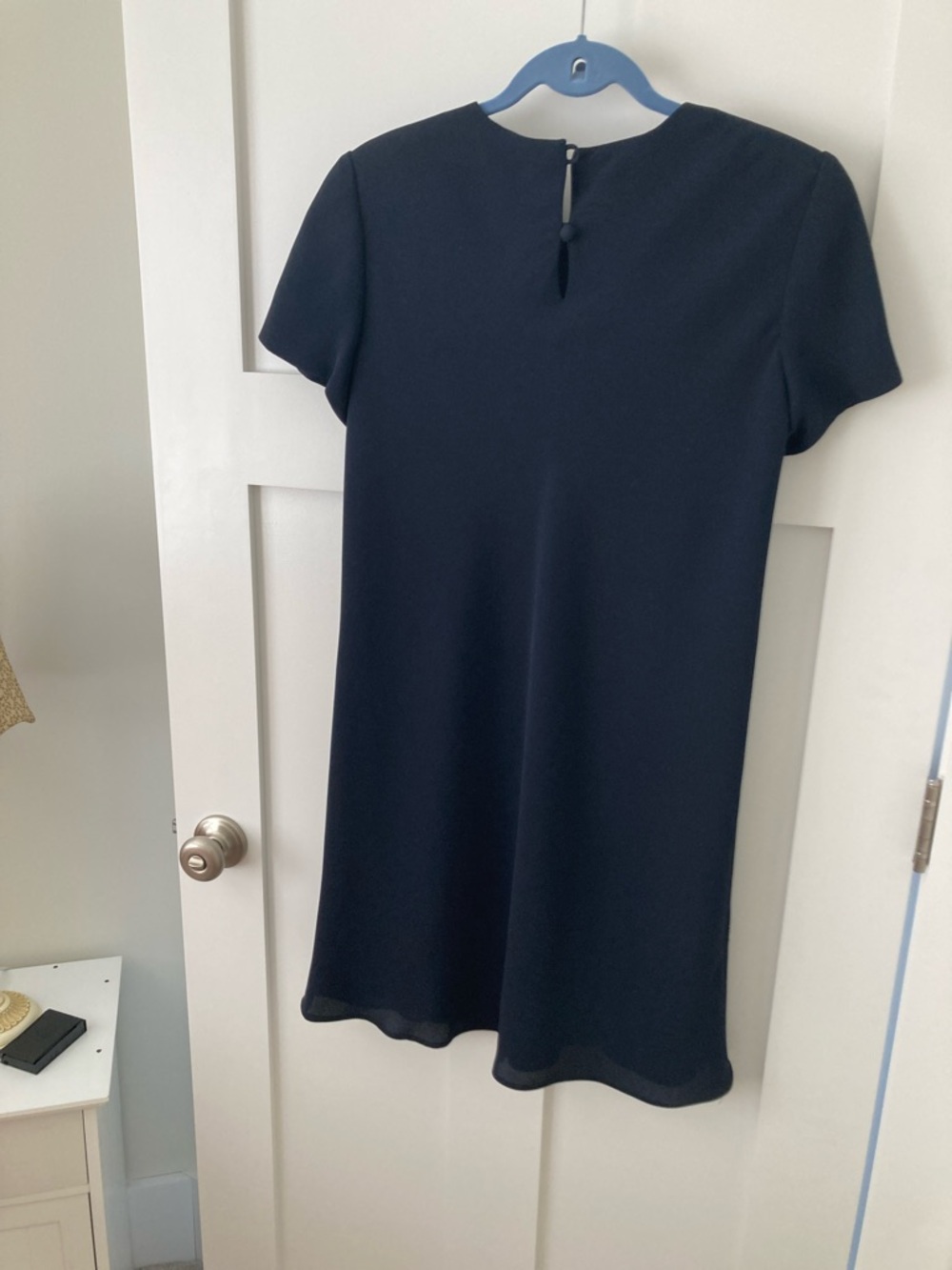 Claiborne Navy Short-Sleeve Mini Dress - Picture 2 of 4